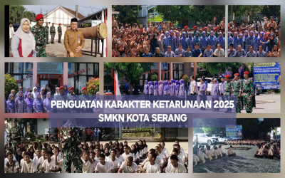 Penguatan Karakter Ketarunaan Bersama Satuan Kopasus di SMKN 6 Kota Serang